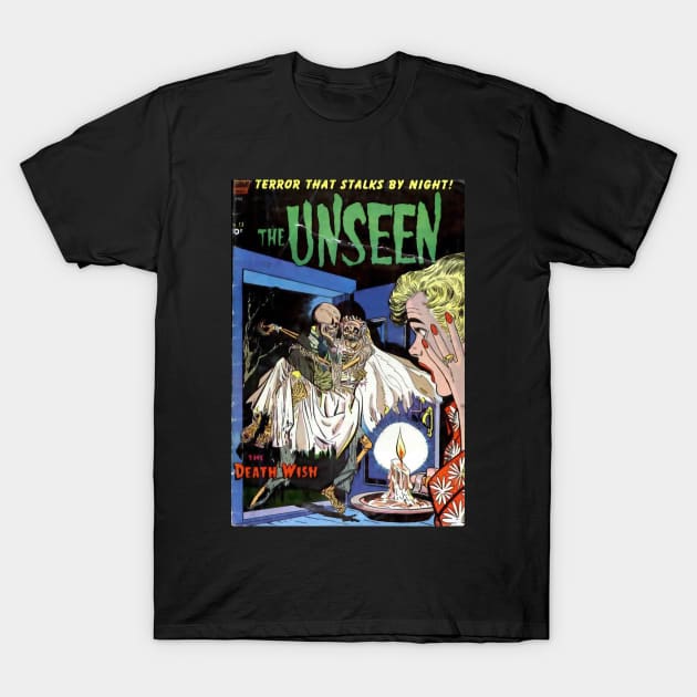 The Unseen horror comic T-Shirt by Psychosis Media